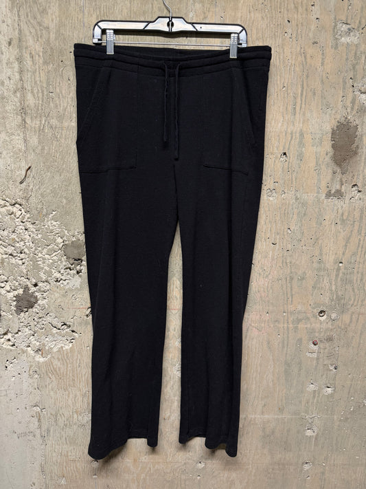 DEX Black Waffle Knit Pant - Size XL