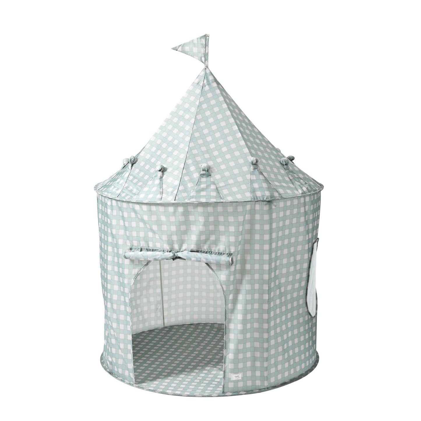 3 Sprouts - Recycled Fabric Play Tent Castle - Prints: Terrazzo Clay