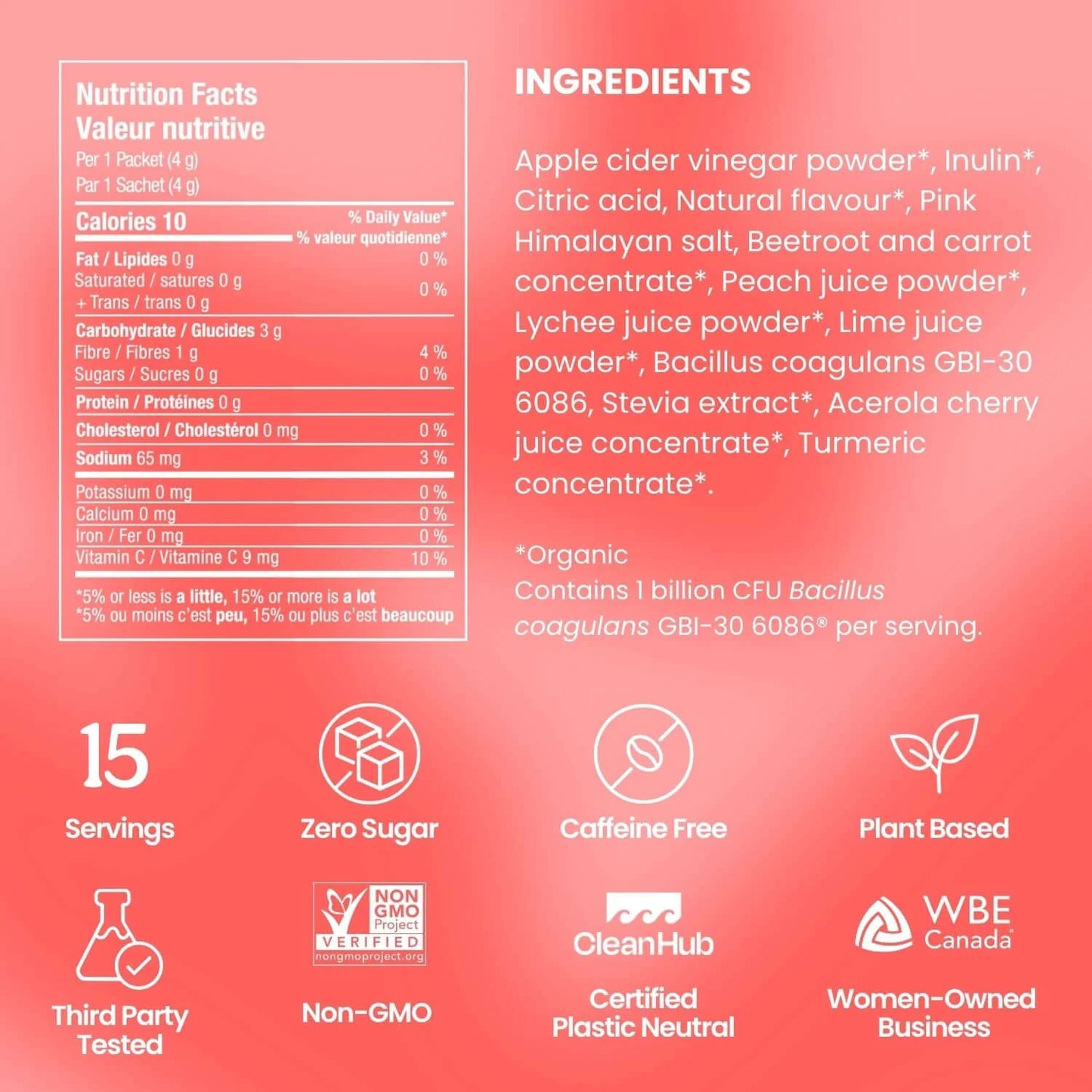 Blume Superbelly Peach Lychee Hydration Powder