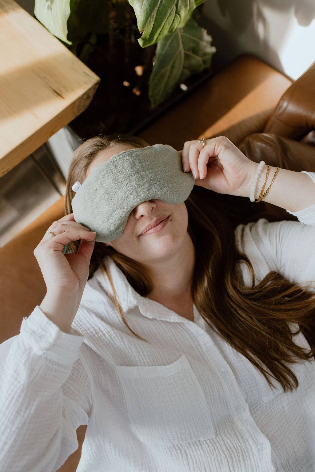 Created Mother - Hot/Cold Therapy Eye Masks: Ruby / Wheat