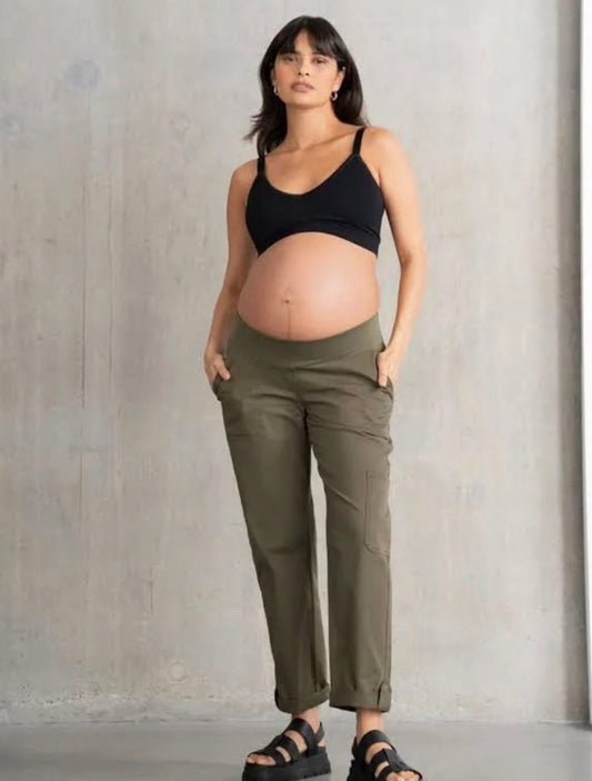 Seraphine Cargo Maternity Pants Sz 2 NWT
