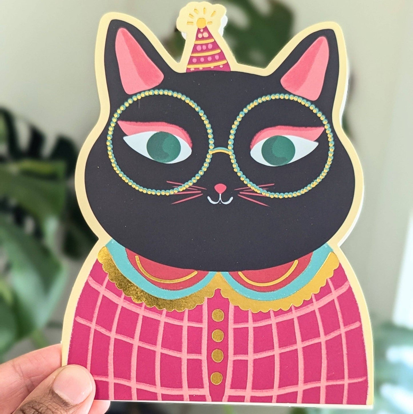 Nabeela Rumi - Birthday cat card