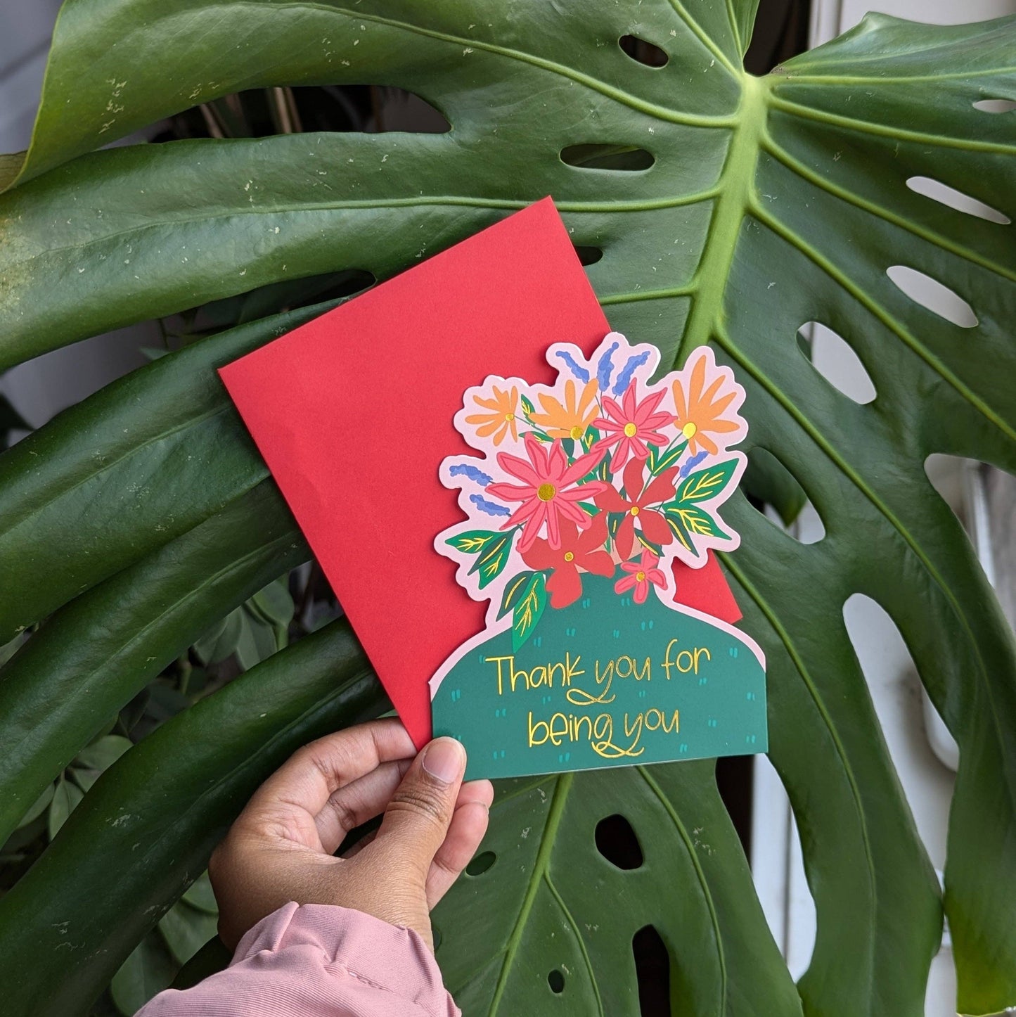 Nabeela Rumi - Thank you vase card