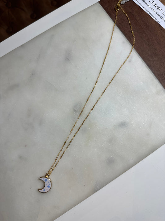 18” Necklace with Moon