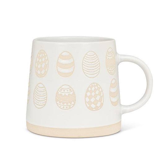 Wide Based Mug with Eggs