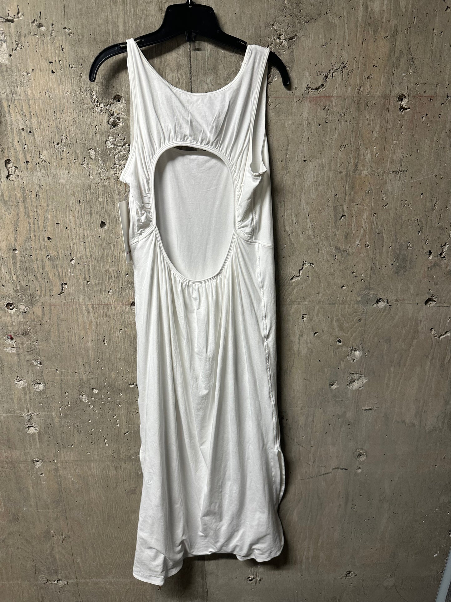 Lululemon Pima Cotton Open-Back Midi Dress Sz 10