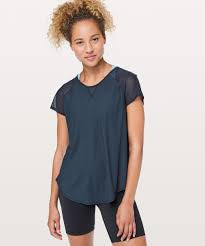 Lululemon Mix and Mesh Short Sleeve Tee