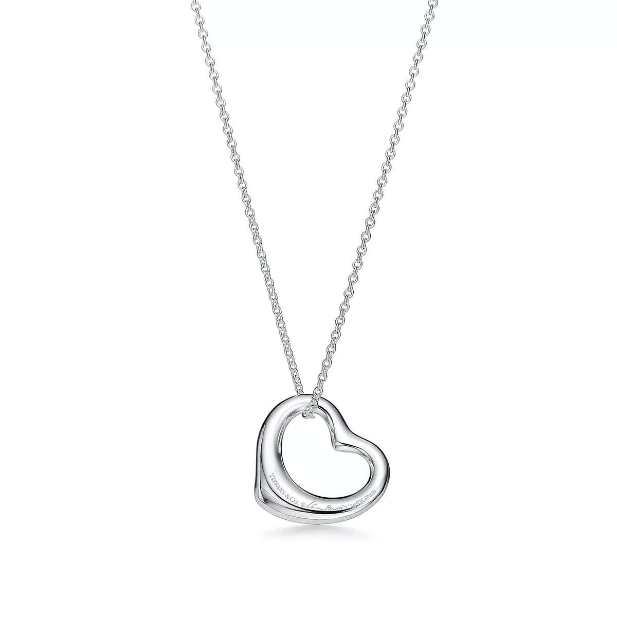 Tiffany & Co. Elsa Peretti Open Heart Necklace