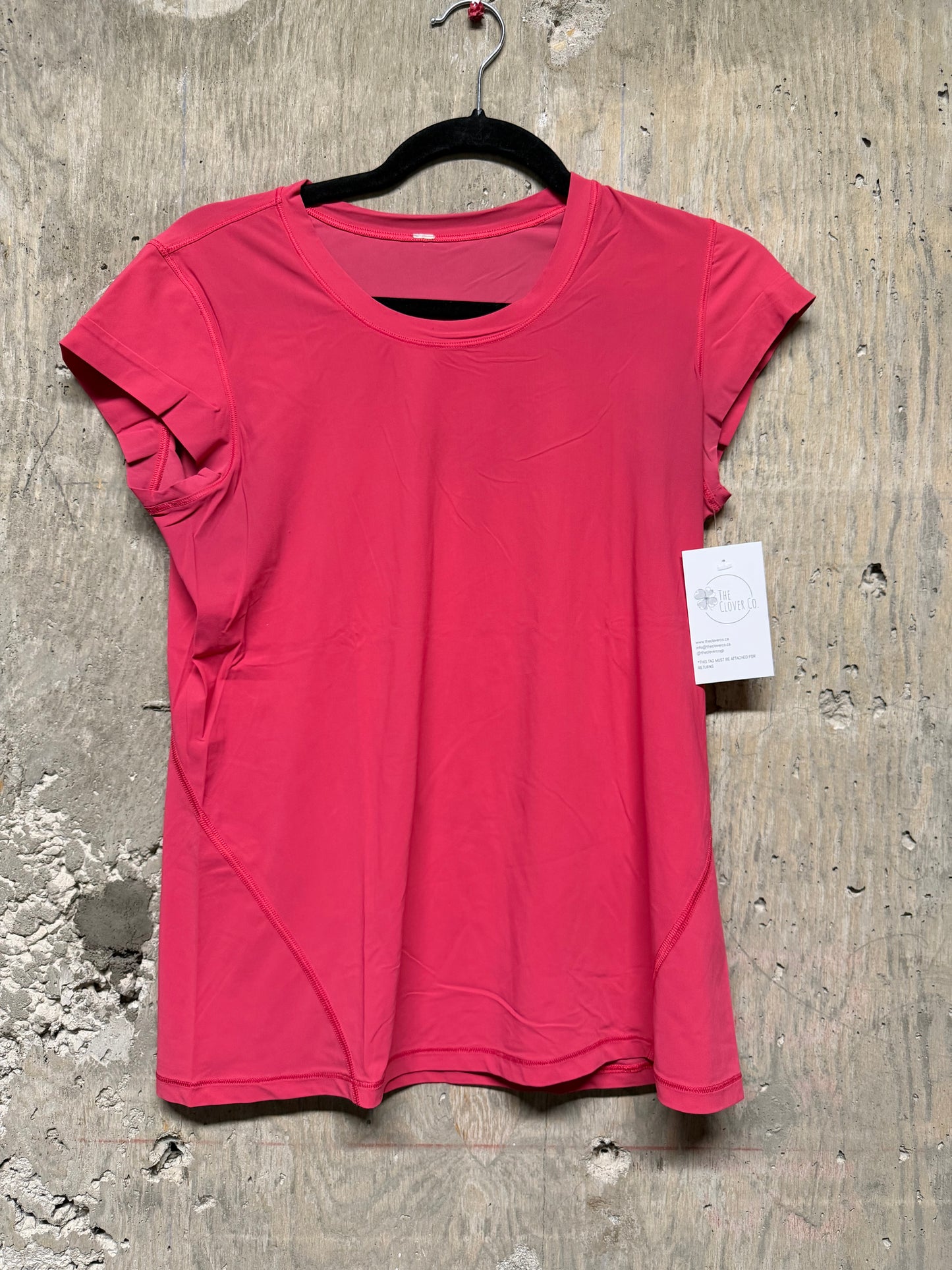 Lululemon Sunaway Runaway Short Sleeve Pink - Size 6