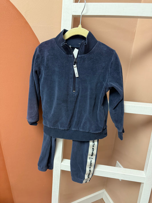 North Kinder Navy Blue Two Piece Set - Size 4T