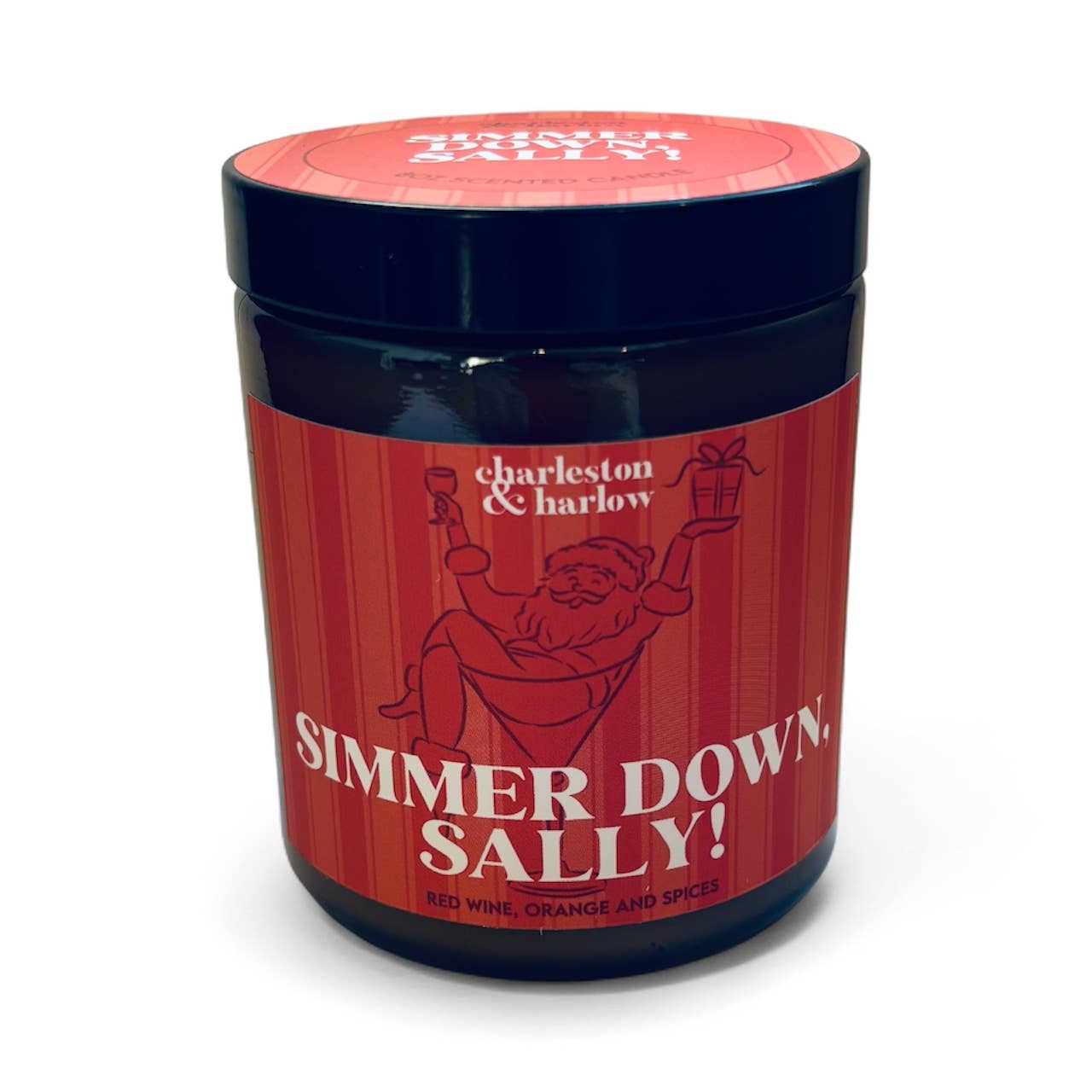 Charleston & Harlow Candle Co. - *HOLIDAY* Simmer Down, Sally! Soy Wax Boxed Candle