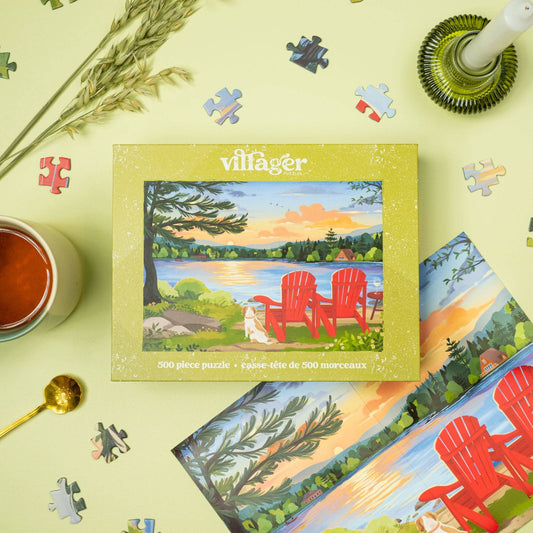 Villager Puzzles - Cottage Country 500-Piece Puzzle | Designed in Ontario