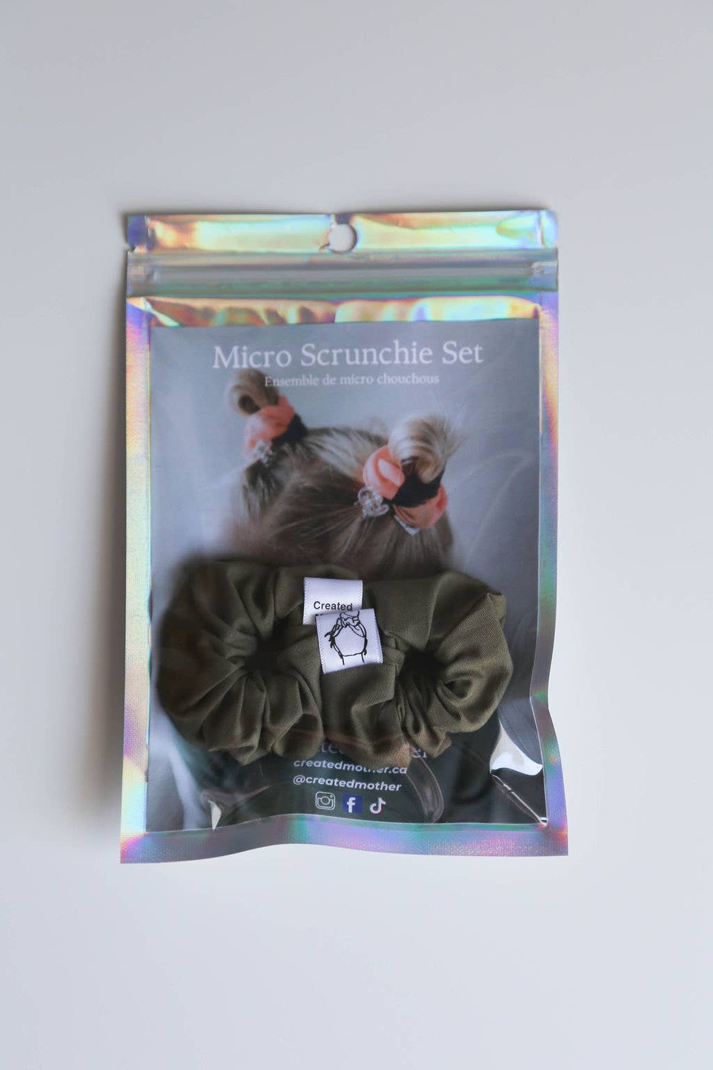 Created Mother - 12 Assorted Micro Scrunchie Sets: Neutrals / Mixed