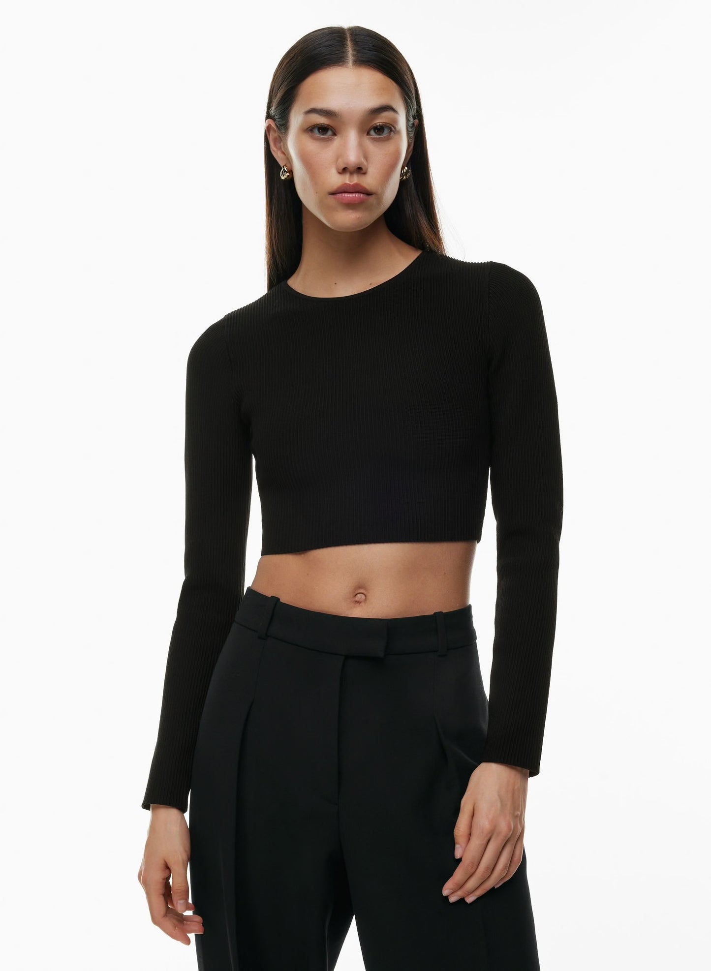 Babaton Sculpt Knit Crew Sz L