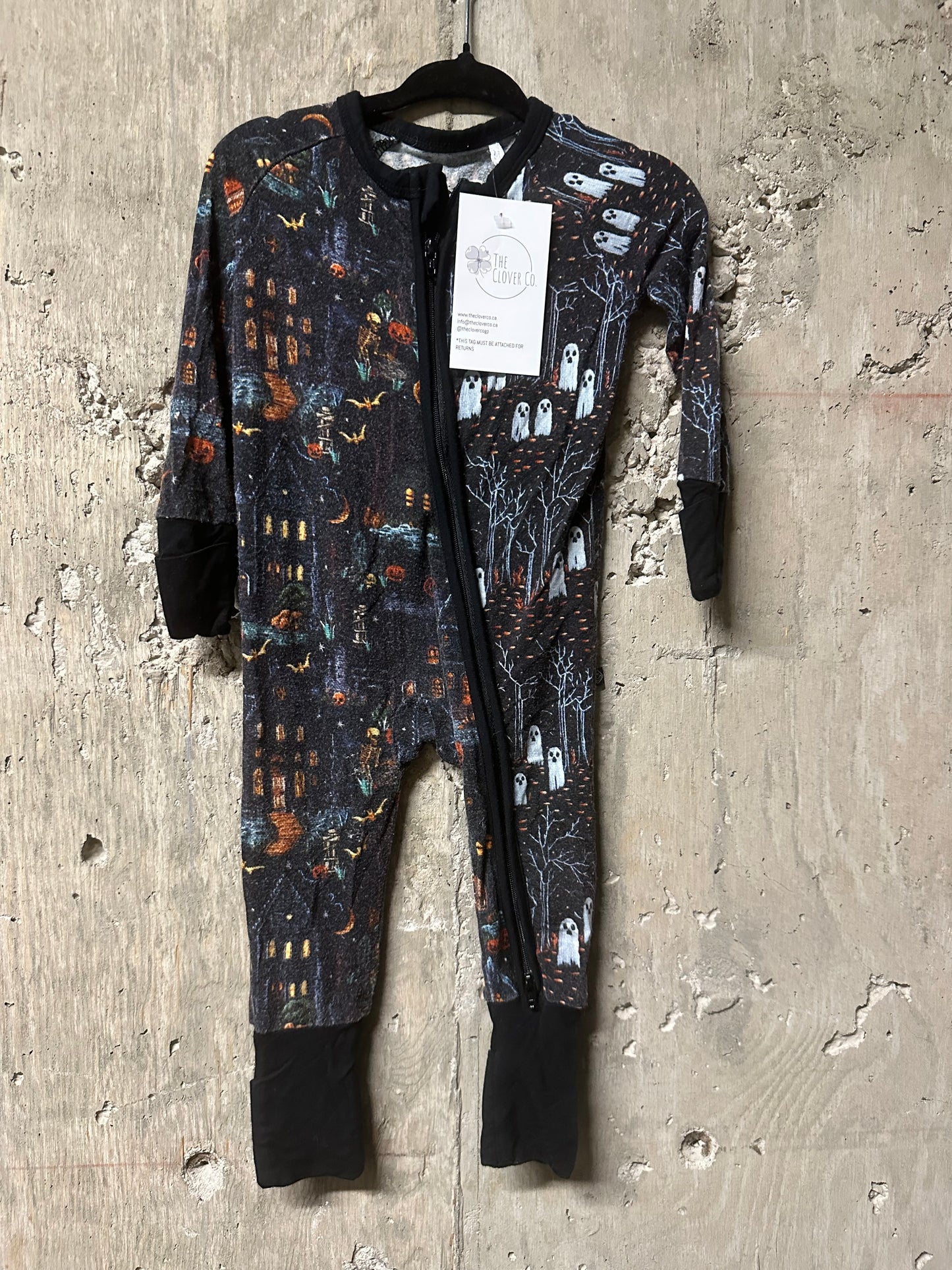 Onyx and Lore Ghost Sleeper Sz 3/6m