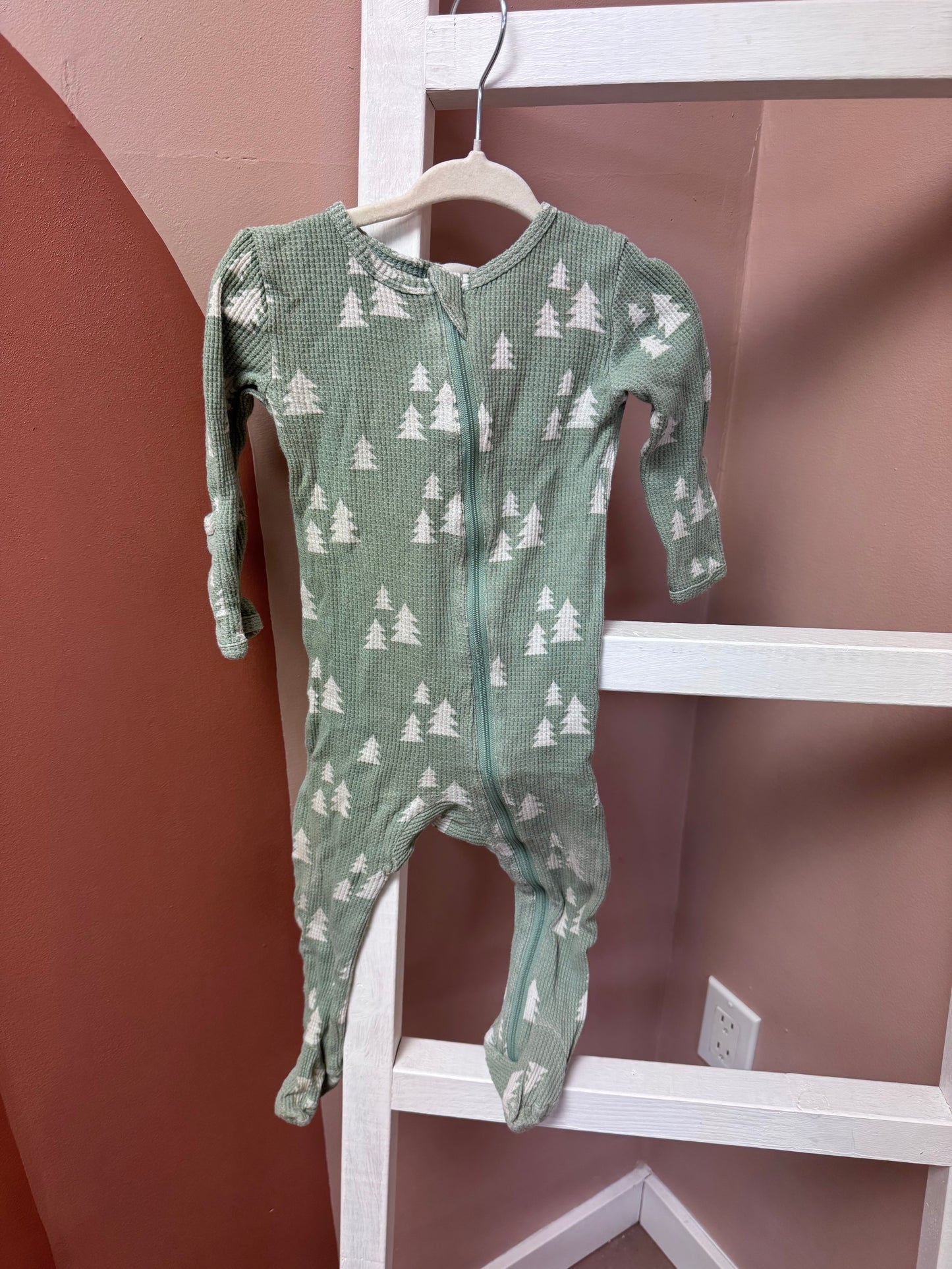 Spearmint Love Tree Sleeper - Size 9/12 Months