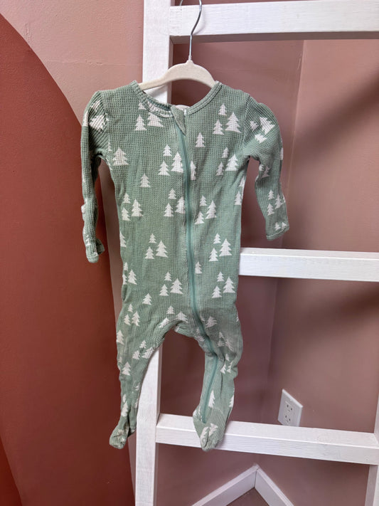 Spearmint Love Tree Sleeper - Size 9/12 Months