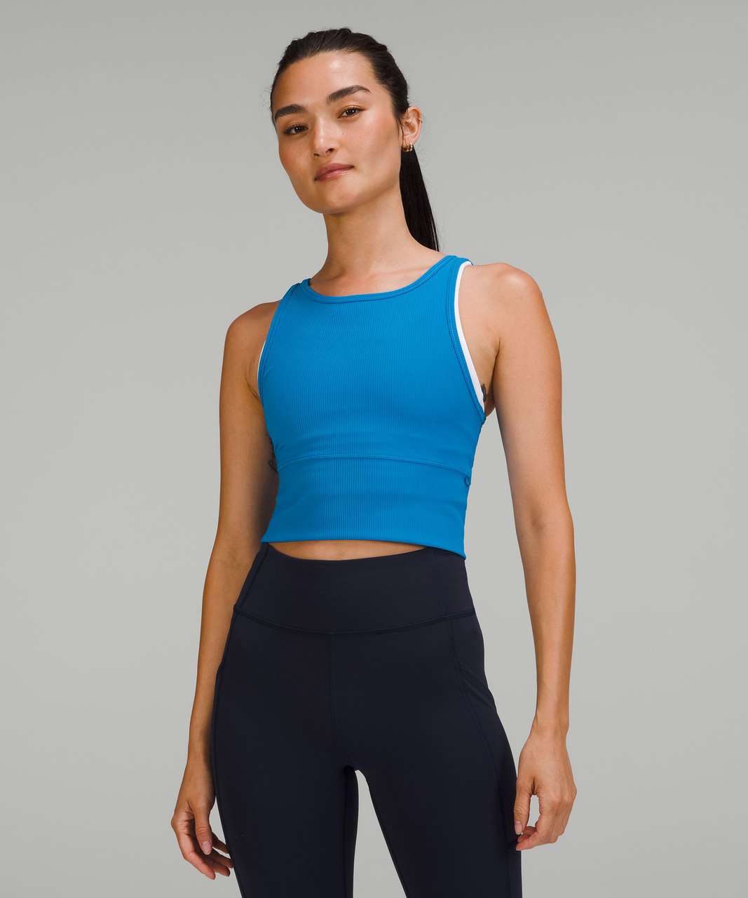 Lululemon Power Pivot Ribbed Tank Top Sz 14