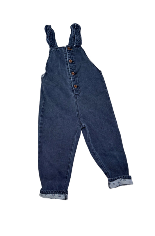 Zara Denim Romper - Size 2/3 Yr