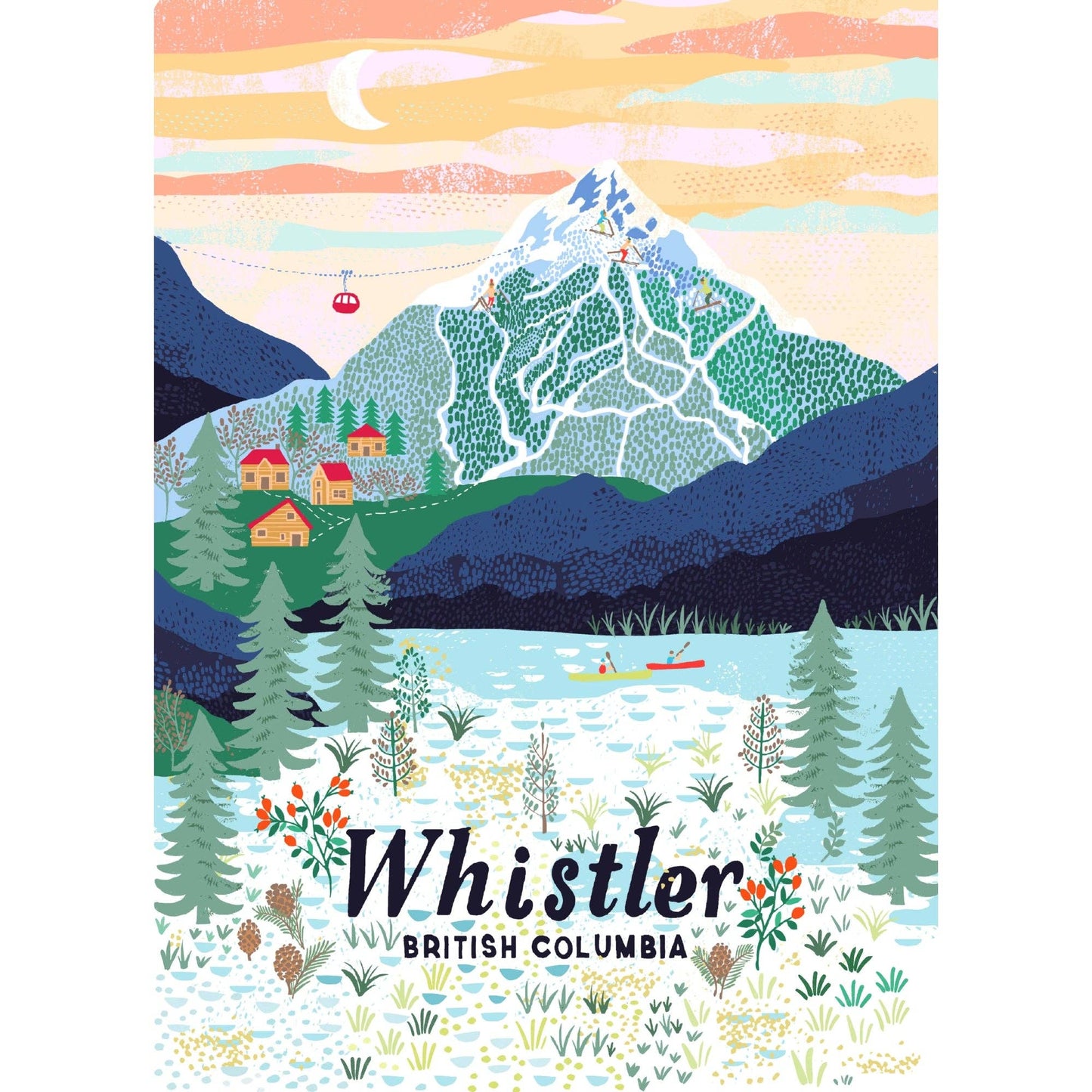 Villager Puzzles - Whistler Mountain | 500-Piece Puzzle | Designed in Canada