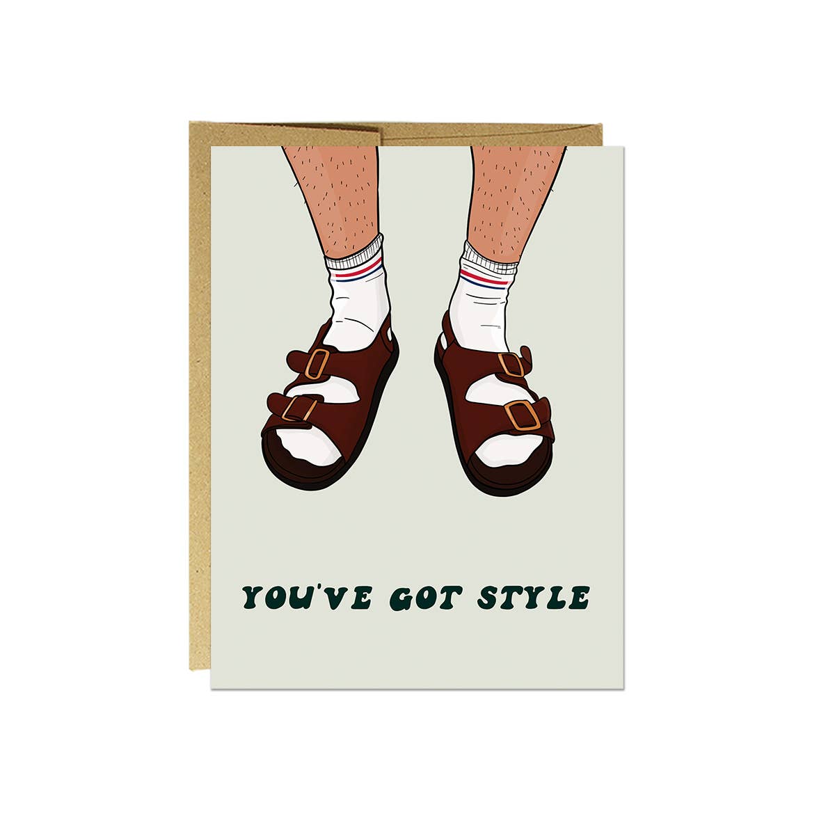 Socks & Sandals Card