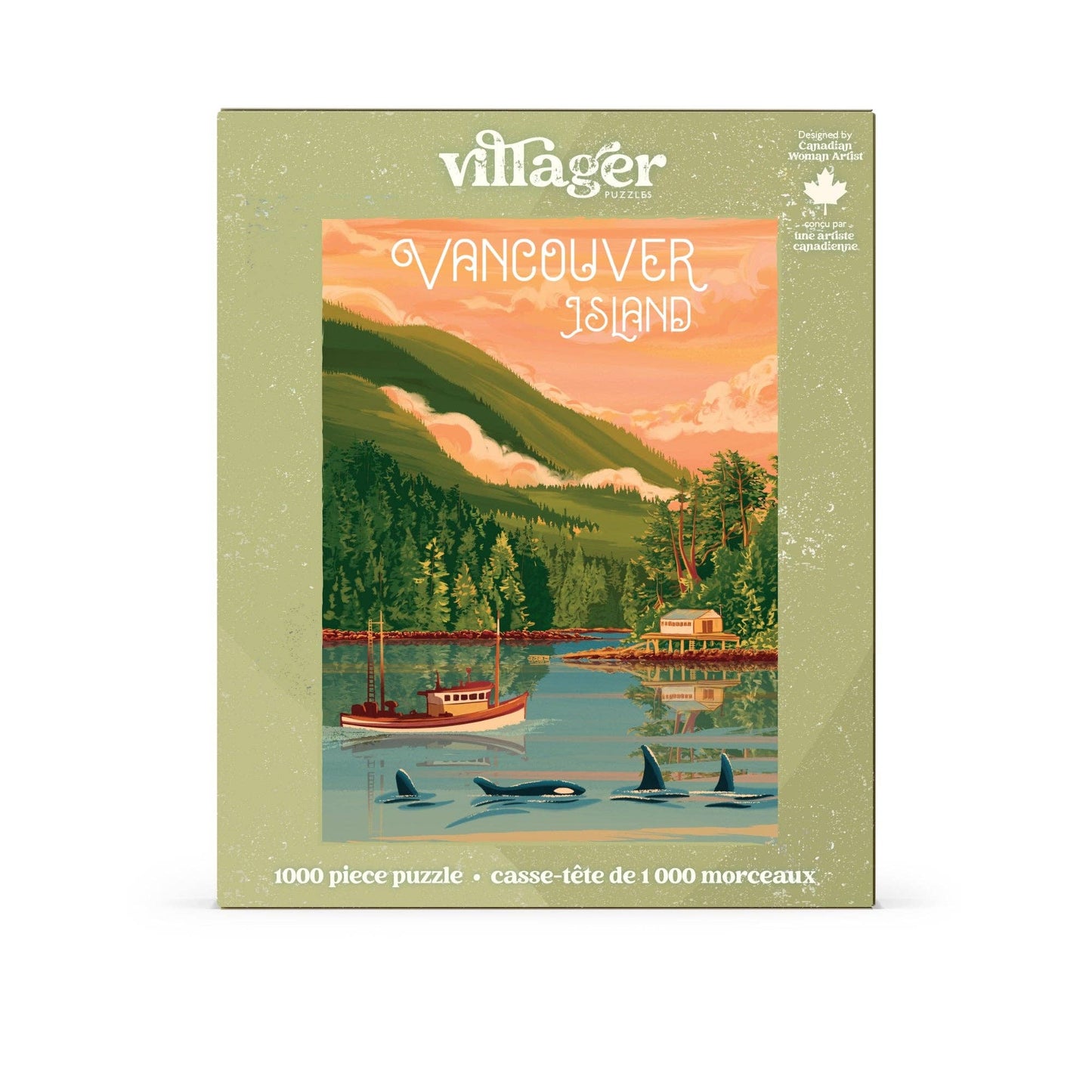 Villager Puzzles - Vancouver Island | 1000-Piece Puzzle | Designed in Canada