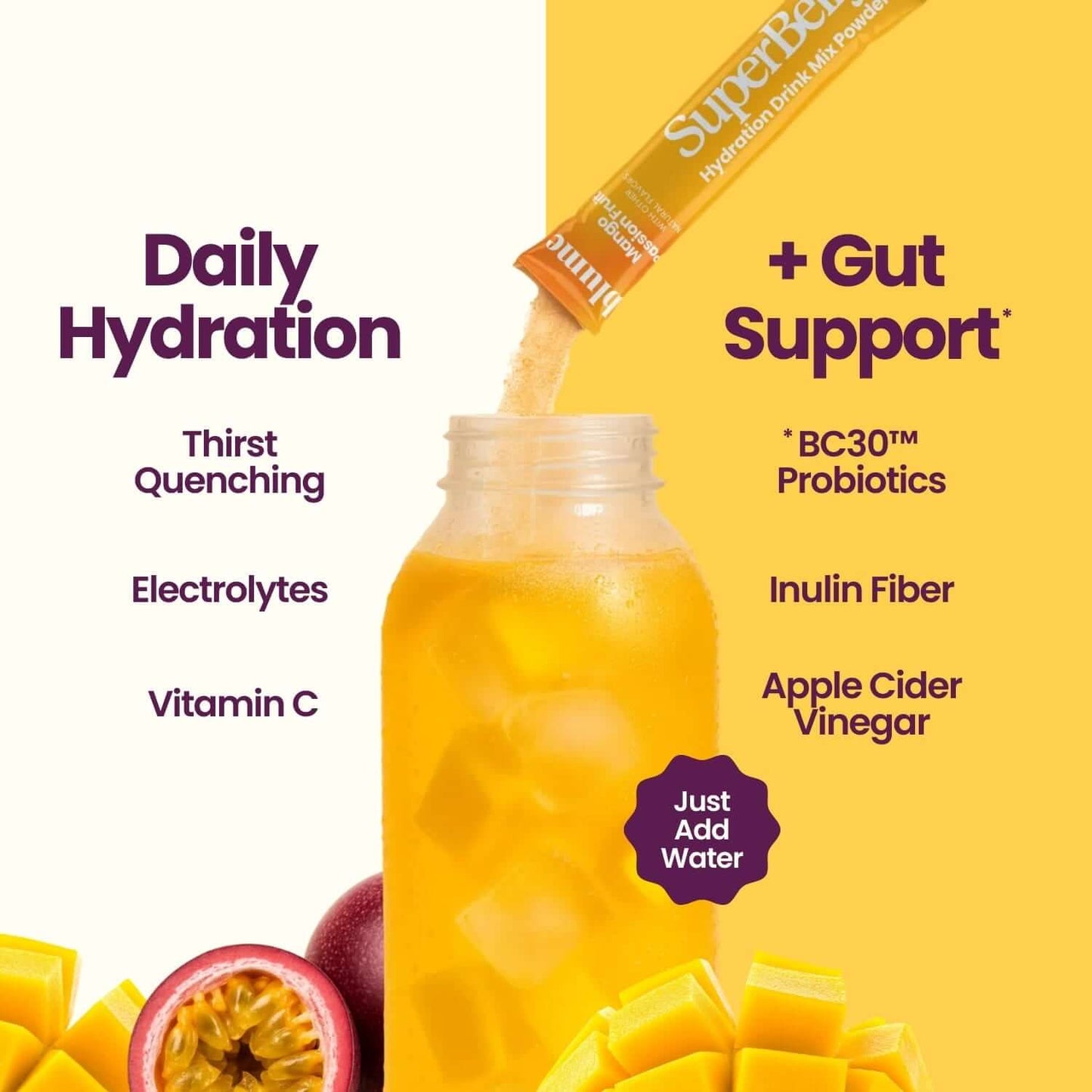 Blume Superbelly Mango Dragonfruit Hydration Powder