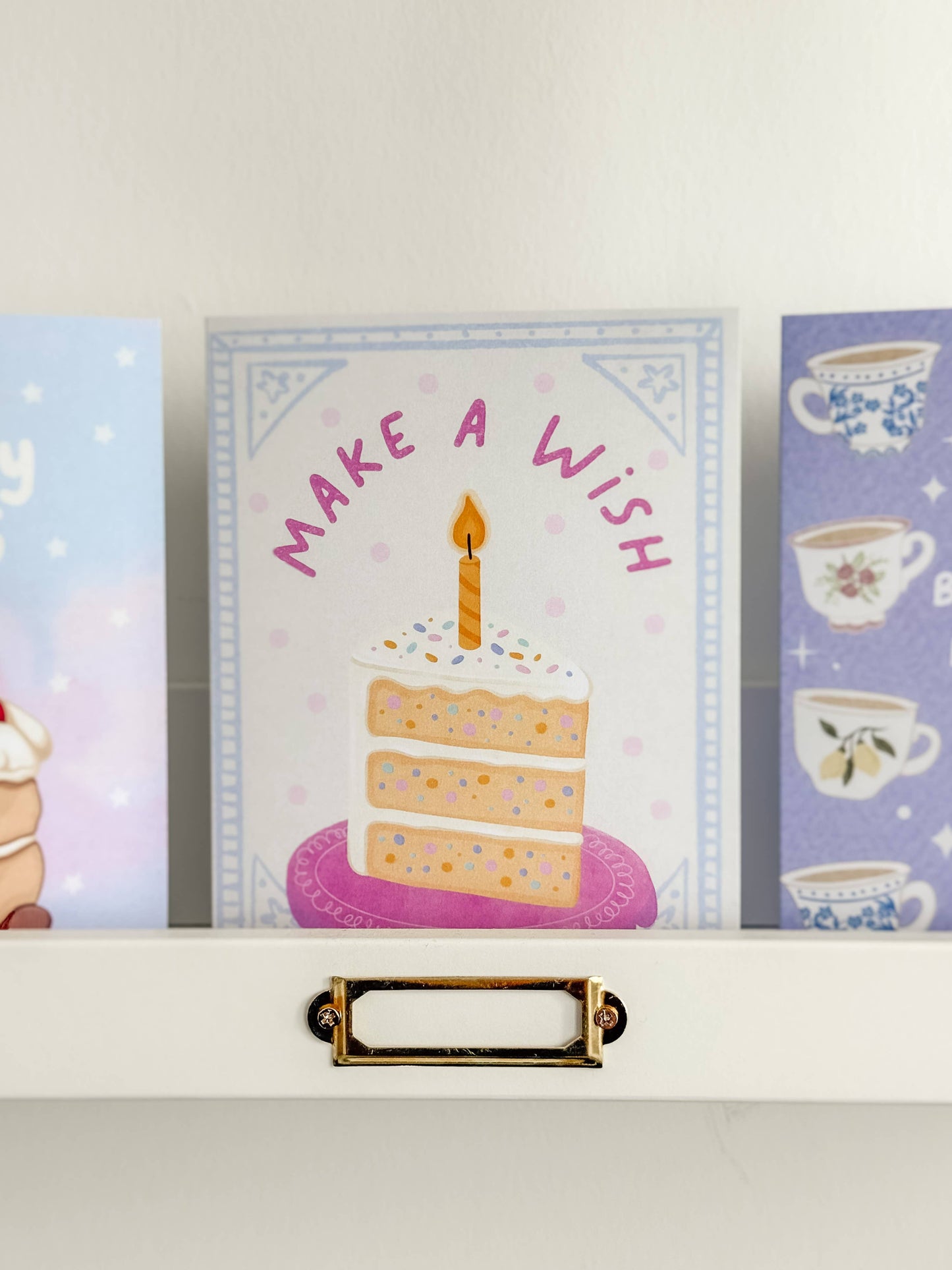 Simple Whimsy - Make A Wish - Confetti Birthday Cake Card