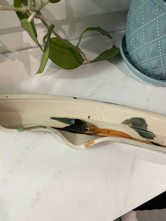 Pottery Olive Dish