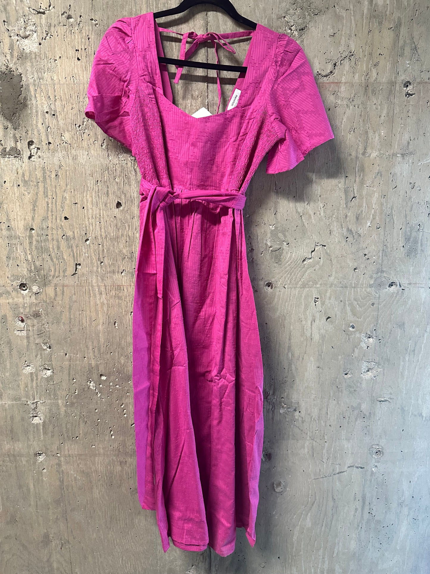 Seraphine Pink Broderie Maternity & Nursing Dress Sz 6