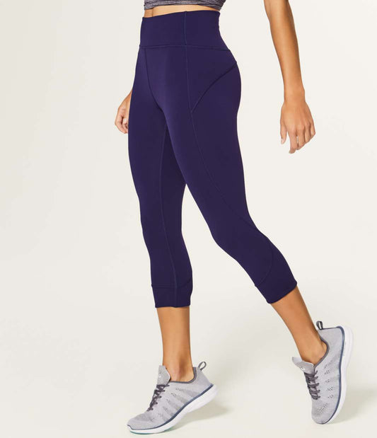 Lululemon In Movement Crop Everlux 19 Sz 6