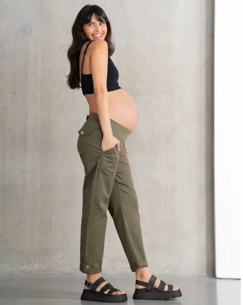 Seraphine Cargo Maternity Pants Sz 2 NWT