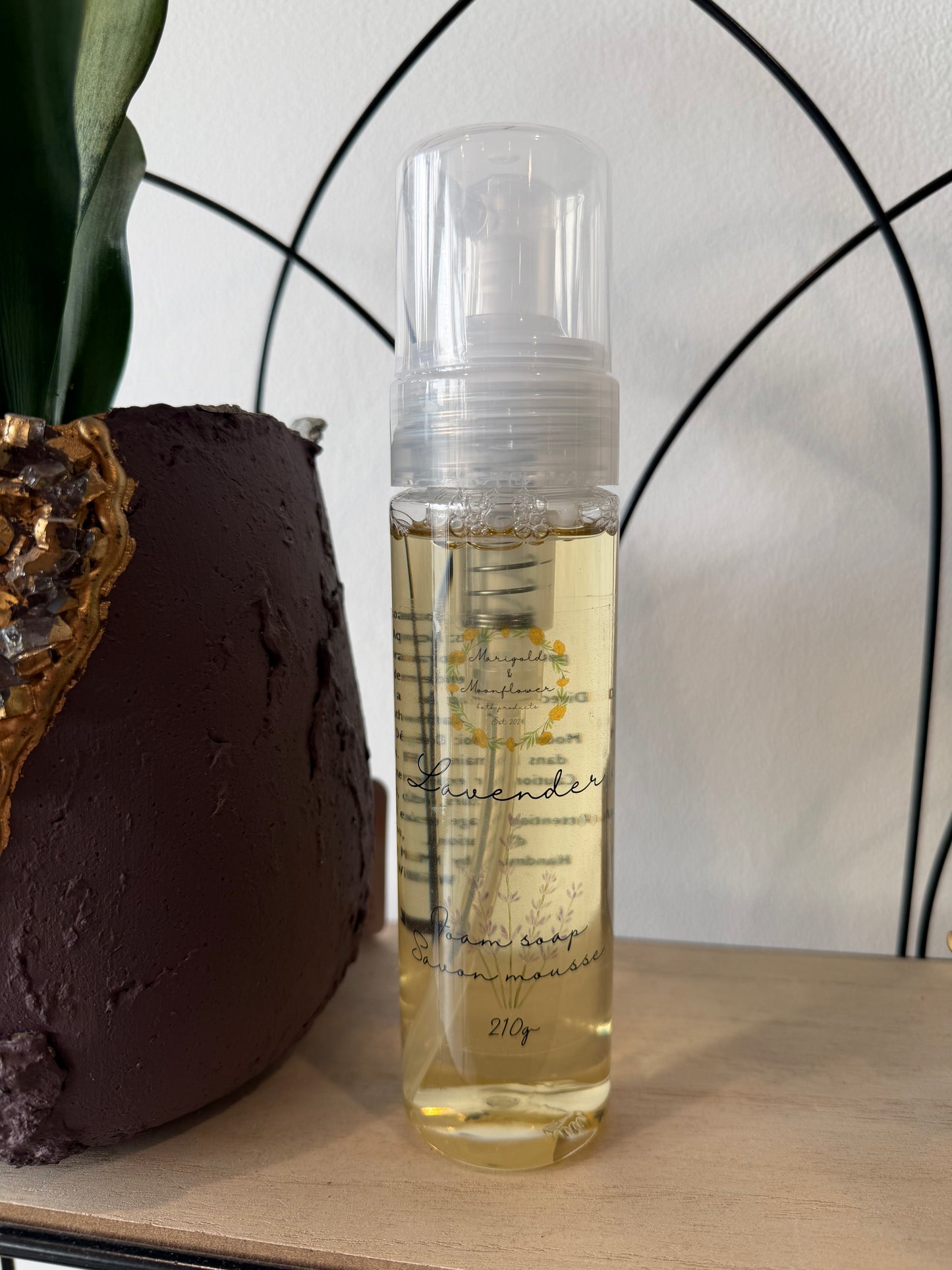 Marigold and Moonflower Lavender Foam Soap