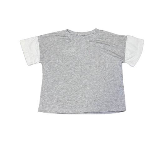 Teddy Little Apparel Grey Oversized Tshirt - 3T