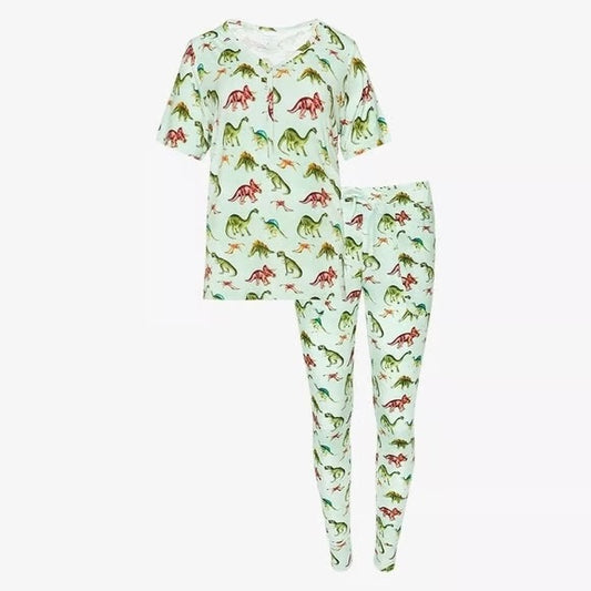 Posh Peanut Women’s Dinosaur Pajamas Sz L
