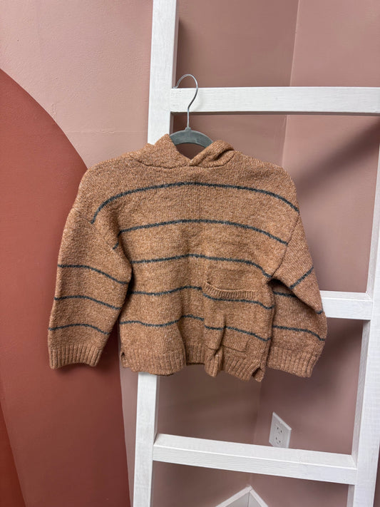 Zara Knit Hooded Long Sleeve - Size 2/3T