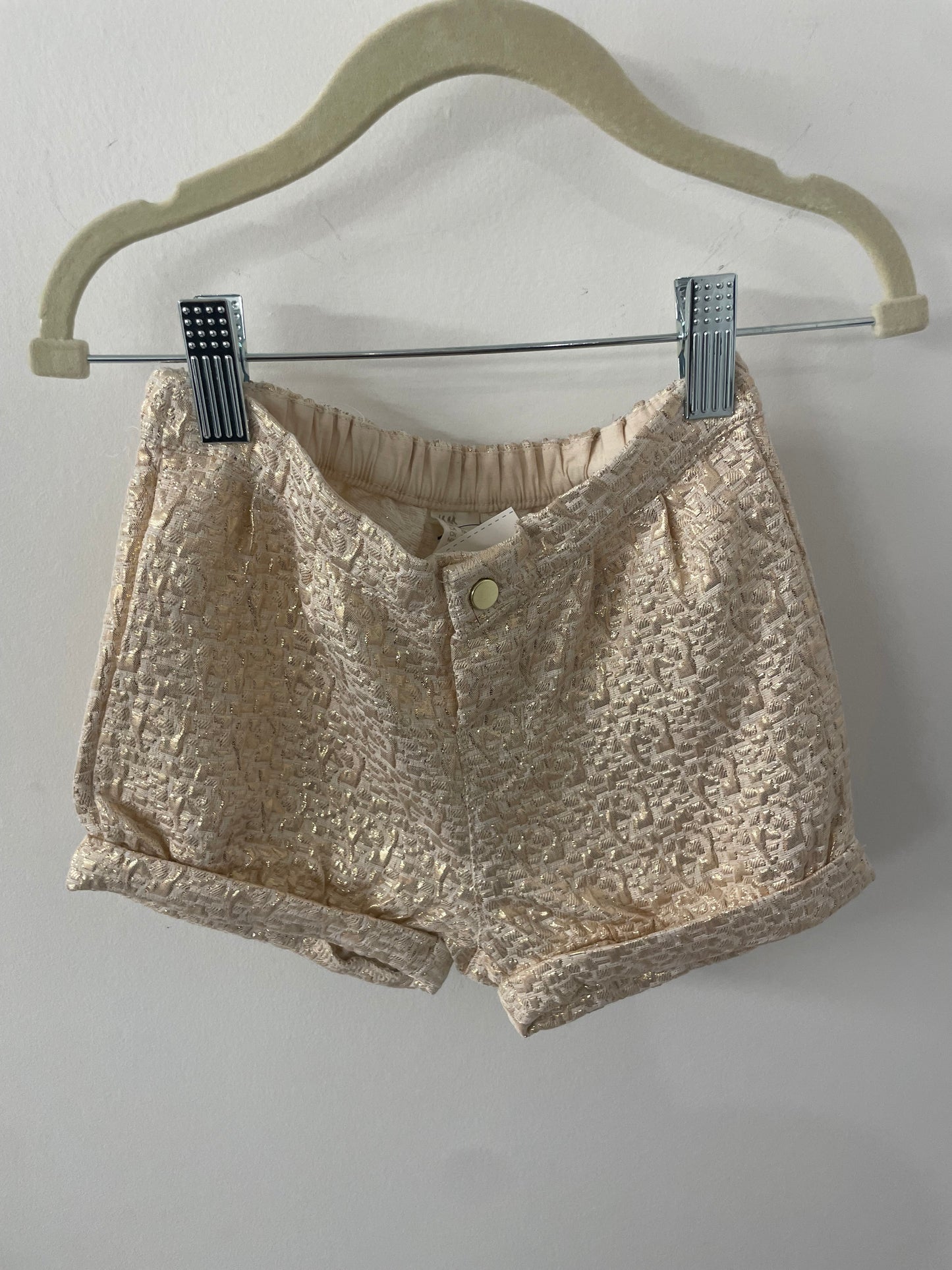 H&M Gold Shorts 2T