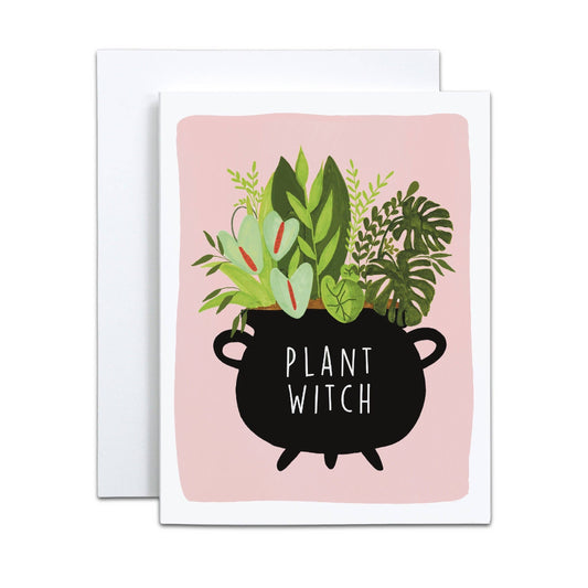 Nabeela Rumi - Plant witch greeting card