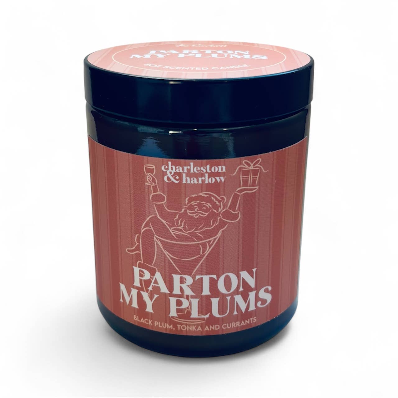 Charleston & Harlow Candle Co. - *HOLIDAY* Parton My Plums Soy Wax Boxed Candle