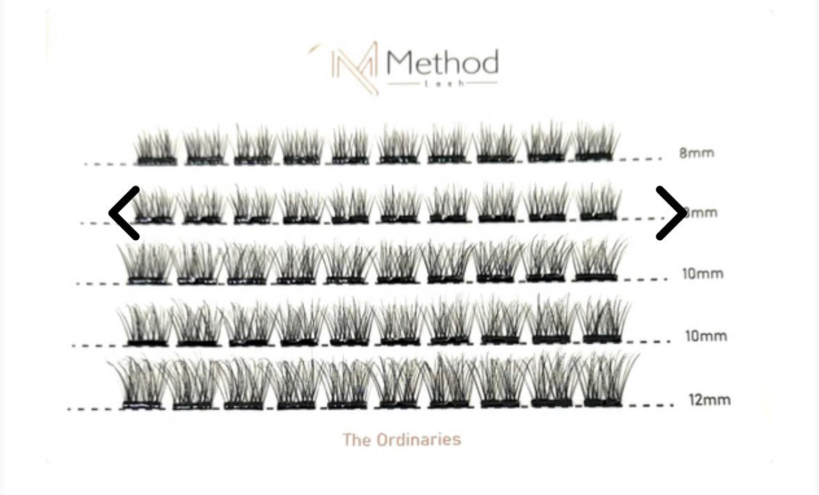 Method Lash Pre-Glued Lashes The Ordinaries 8-12mm