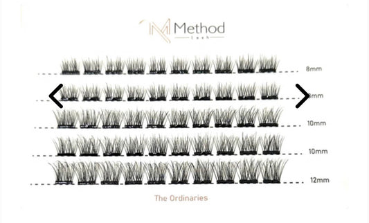 Method Lash Pre-Glued Lashes The Ordinaries 8-12mm