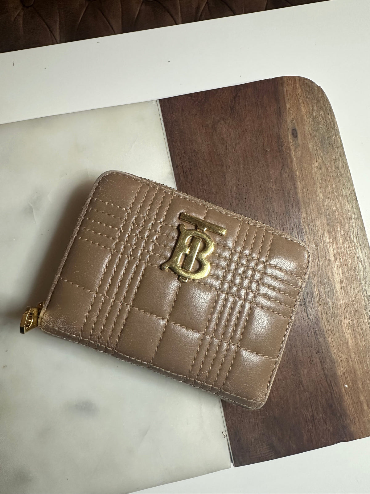 Burberry Lola Zip Around Wallet