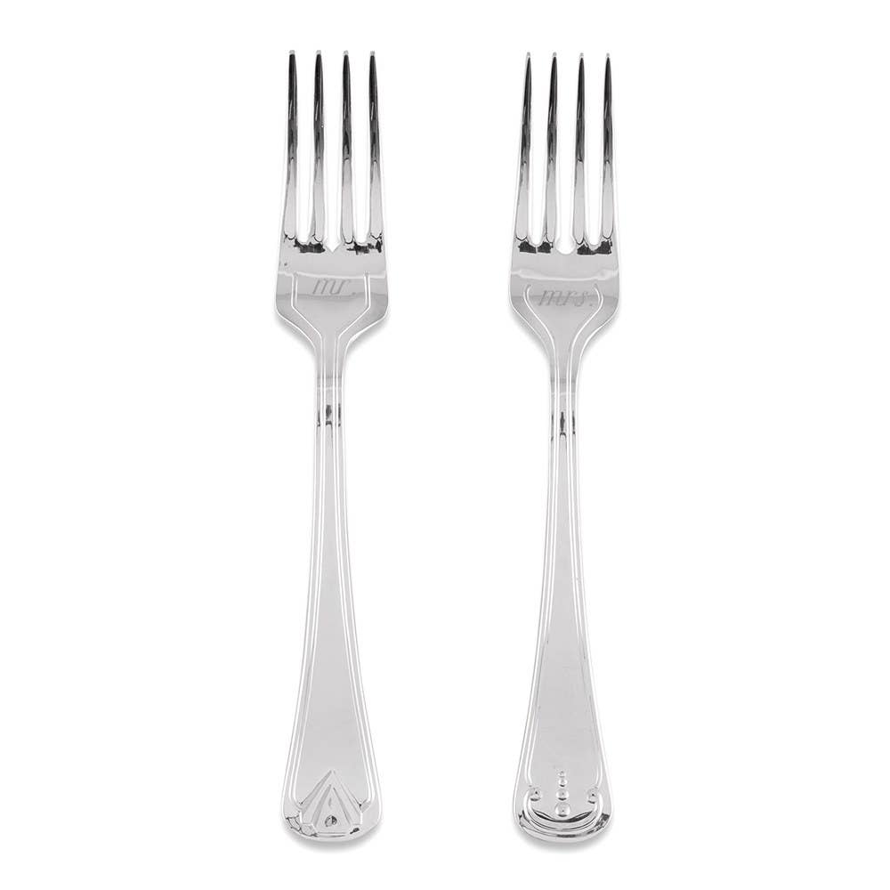 Weddingstar Inc. - Mr. & Mrs. Cake Fork Set