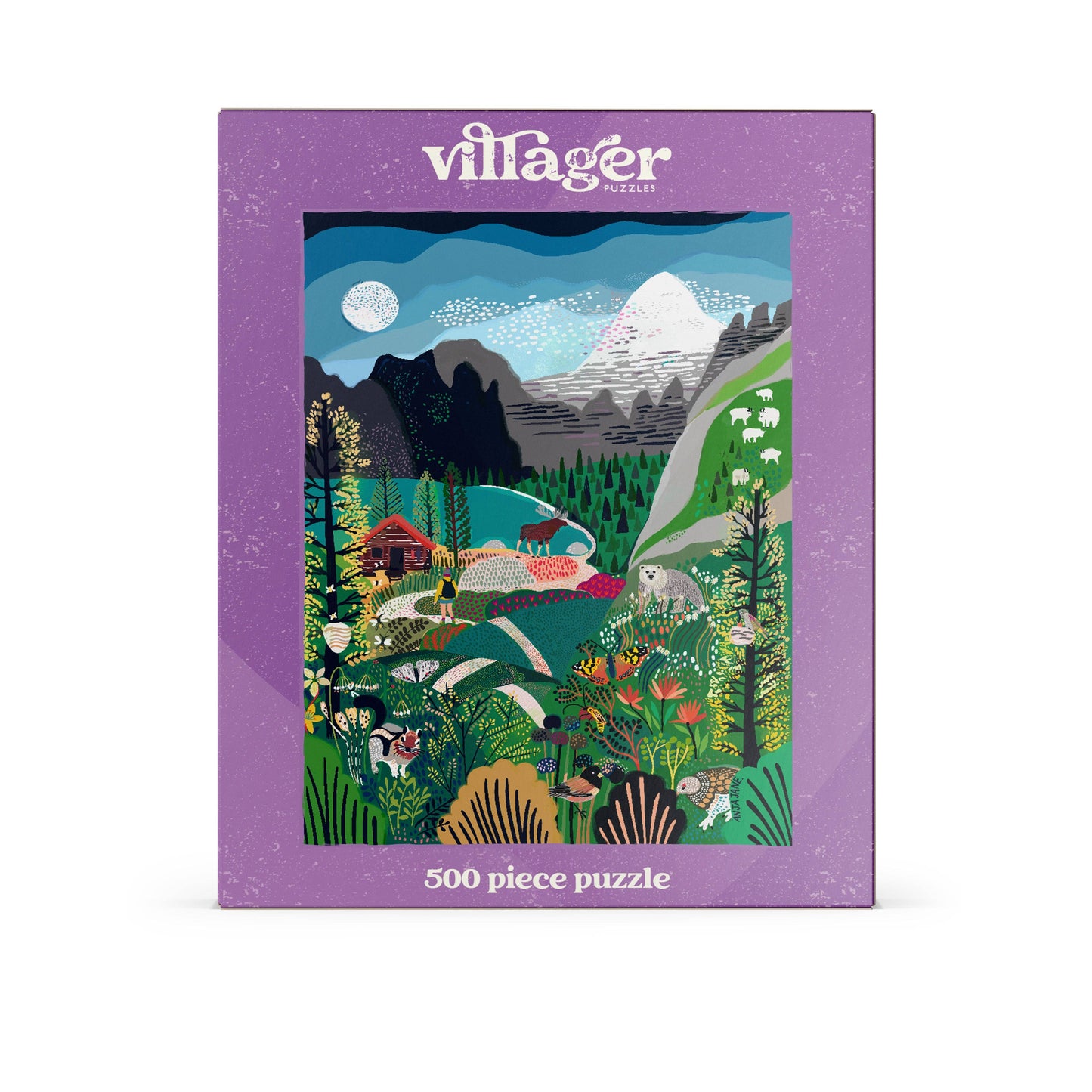 Villager Puzzles - Rockies Explorer 500-Piece Puzzle | Designed in BC Canada