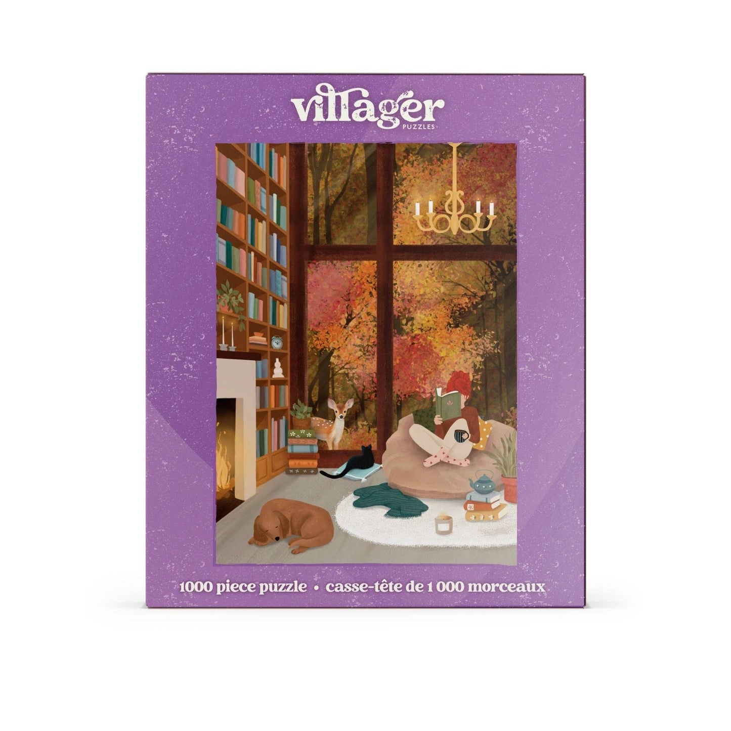 Villager Puzzles - Dream Library 1000-Piece Puzzle | Designed in Alberta Canada