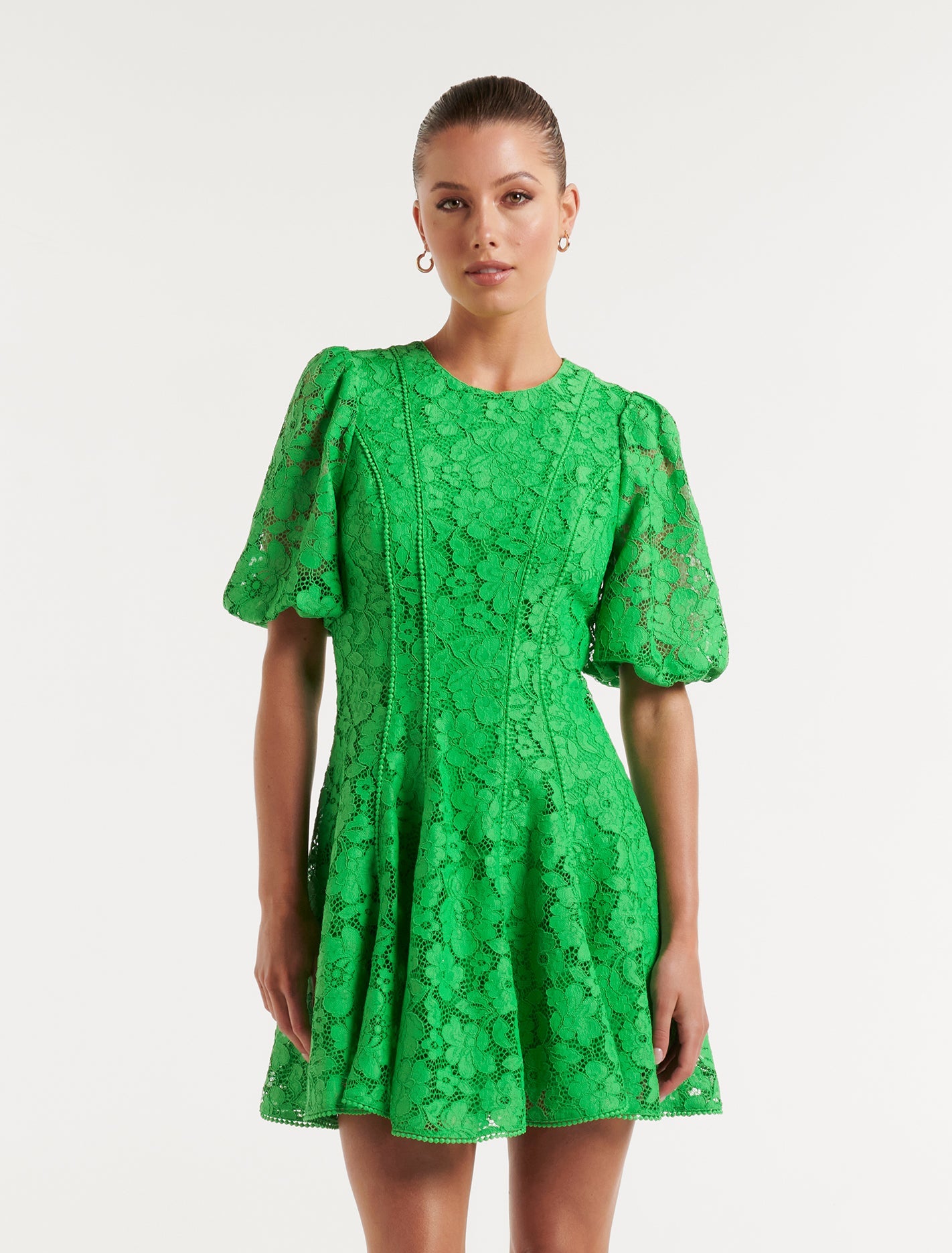 Ever New Green Lace Dress Sz 8