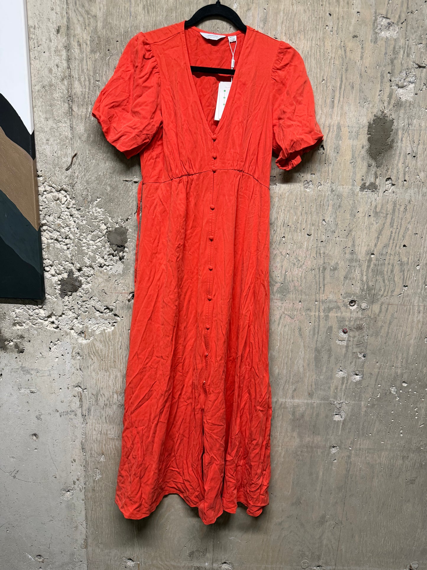 Seraphine Button Front Nursing Maternity Maxi Dress Sz 6 NWT