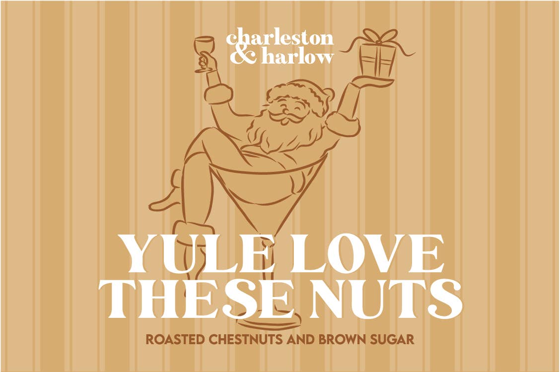 Charleston & Harlow Candle Co. - *HOLIDAY* Yule Love These Nuts Soy Wax Boxed Candle