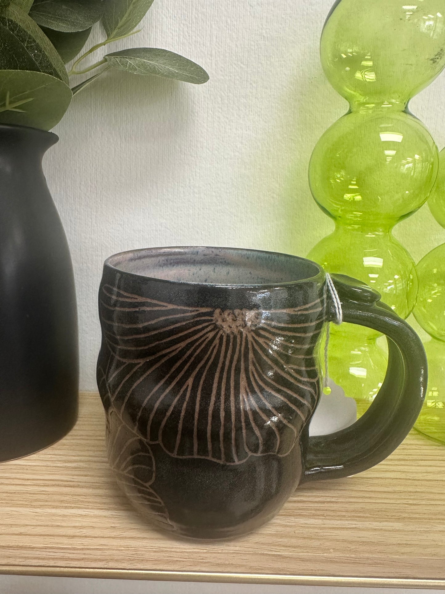 MERC Pottery Mug Groovy Darkness 12oz