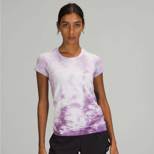 Lululemon Purple Swiftly Tech Short Sleeve Top Sz 12